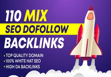 I will Build 110 Mix SEO Backlinks All manually created and White Hat SEO  Package