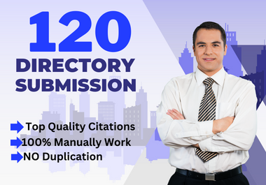 I will provide 120 Directory Submission and Local citations dofollow SEO services