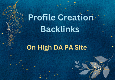 200 social media profile creation backlinks or profile setup for brand creation
