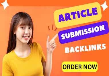 I will do 200 dofollow article submissions contextual backlinks off page SEO