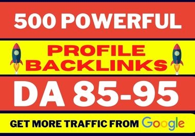 Profile Backlink and Advanced SEO link Building