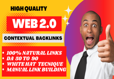 I will Provide100 manual Web 2.0 Do-follow backlinks.