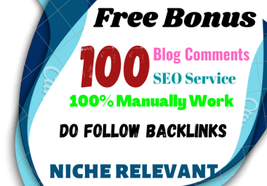 I will create blog comment article post backlinks seo manually mix