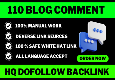 I Will Create 150 Dofollow Blog Comment Backlinks Off Page SEO Instant Approval Blog Comments Site