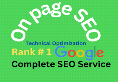 I will do onpage SEO service and technical optimization of wordpress website