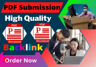 I Will Do PDF Submission To 25 High Quality Document Sharing Site With PR Quality Backlinks