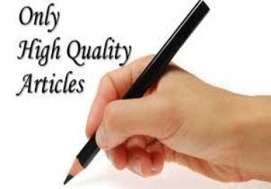 I will write 500 words article for your website or blog.