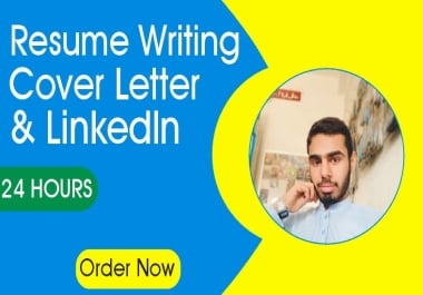 I will write a professional resume,  CV and cover letter