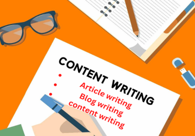 500-1500 Words SEO Friendly Creative Content Writing for any Topic
