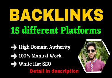 I will provide 100 white hat high authority seo backlink