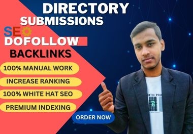 I will do 50 high authority dofollow web directory submission manually work