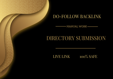 I will provide 200 dofollow directory submission backlinks