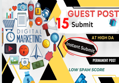 I Will Do Your 15 Guest Post On High Authority Unique Backlink WebSites