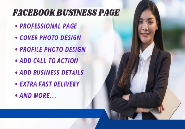 I will do fb business page setup,  page create,  banner,  and cover design