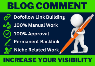 250 niche related high da dofollow blog comment seo backlink