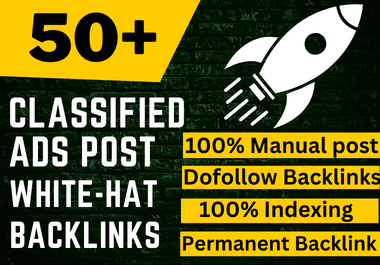 50 Ads Posting Backlink In USA,  Canada,  UK,  Australia,  Or Any sites