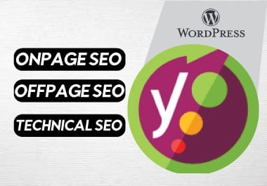 I will do WordPress on page SEO,  technical SEO by using Yoast