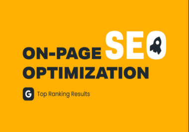 Complete On page SEO and Technical Optimization for your website