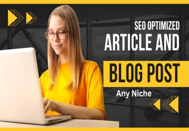 I will write 1500 words SEO articles blog posts for your website in 24 hours