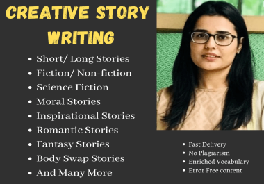 I will write engaging and creative short stories for you
