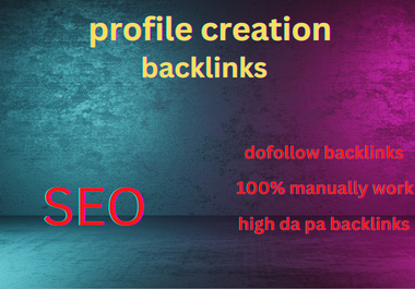 I will do 200 top social profile creation and media backlinks for profile setup