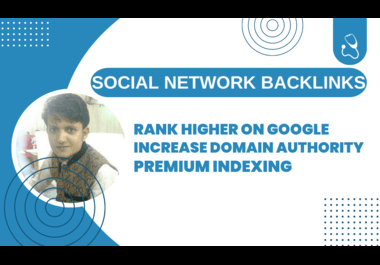 2000 Social Network Profiles Backlinks With Premium Indexing