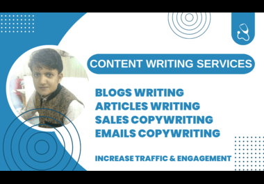 1500 Words Writing For Blogs And Articles,  Sales And Email Copywriting