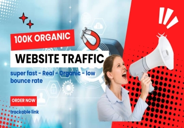 Increase website performance with 100k organic seo traffic