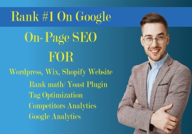 I will do On Page SEO For Wordpress Website