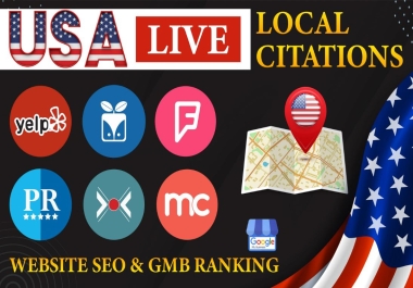 Top 25 high da USA local citations