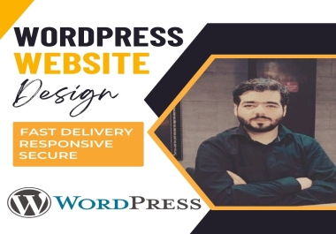 I will design and develop a fully responsive wordpress website
