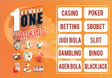 Ranking Your Casino,  Toto,  judi bola,  UFA,  betting website with DA50-80 PBNs 2500 Dofollow links