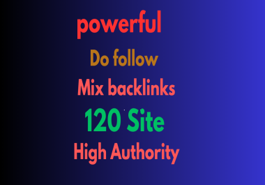 I will give you 120 mixed backlinks all the way to the book