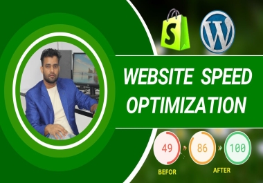 I will WordPress speed optimization for gtmetrix with Shopify score