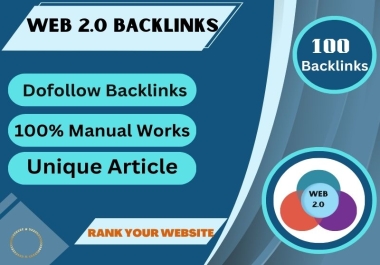 I will do 100 high quality SEO backlinks web 2 0 for your website