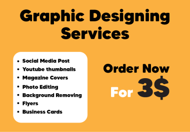 I will do any kind of graphics and deliver very quickly