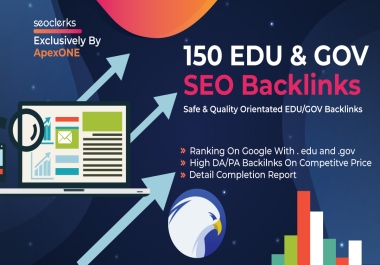 Rise Steeply Website Ranking with our EDU & GOV SEO Backlinks