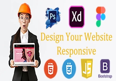 I will convert PSD to HTML or figma to HTML bootstrap responsive