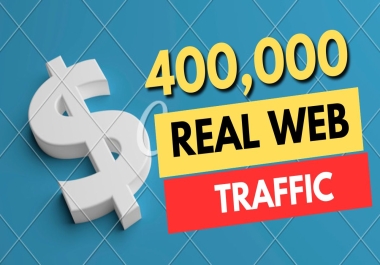 400,000 Real Website Traffic from Search engine and Social media human traffic visits