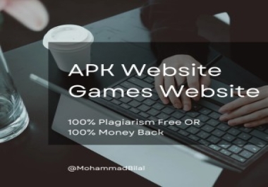 I Will Write 1000+ Words On Apk Website Or Games Website