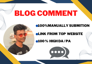I will create 200 Manually Dofollow Blog Comments Backlinks on High DA PA Authority Site