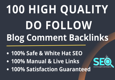 I will post 50 high quality blog comment backlink or do follow blog comment