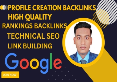 200 Social profile creation backlinks for your Brand creation