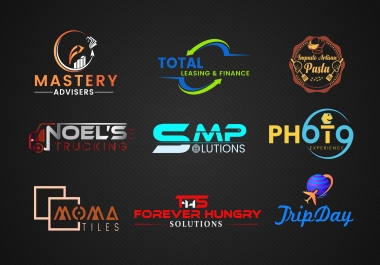 I will create unique modern minimalist business logo design