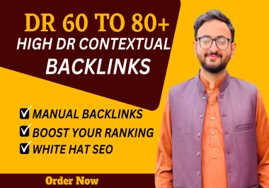 I Will Create 50 backlinks DR 60 To 80 High Quality SEO PBN Backlinks