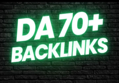 7500 High-Quality DA70,  SEO,  Website Rankings,  DA70 Backlinks,  Link Building