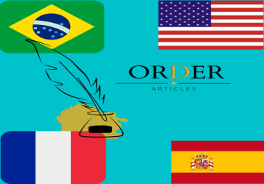 I will write articles for you,  available in up to 4 languages