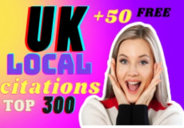 I will create best 50 UK local citations
