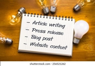 I will write 1000+ unique article/ blog post any niche within 24 hours