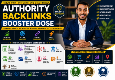 I Will Create Manual Authority Backlinks For Better SEO Growth